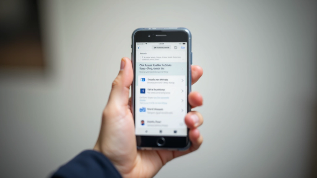 Hands holding smartphone displaying mobile responsive website design